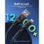 Ravpower USB A To Lightning Charging Cable - 1.2Meter / Nylon Black Accessories > Cables & Converters > Cables