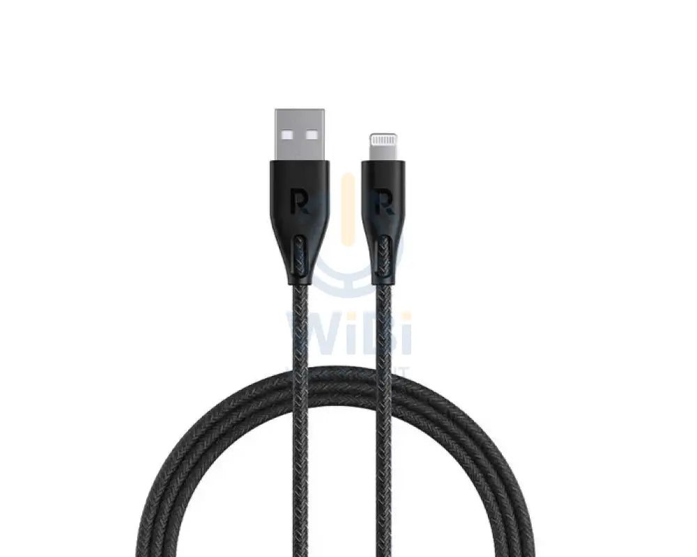 Ravpower USB A To Lightning Charging Cable - 1.2Meter / Nylon Black Accessories > Cables & Converters > Cables
