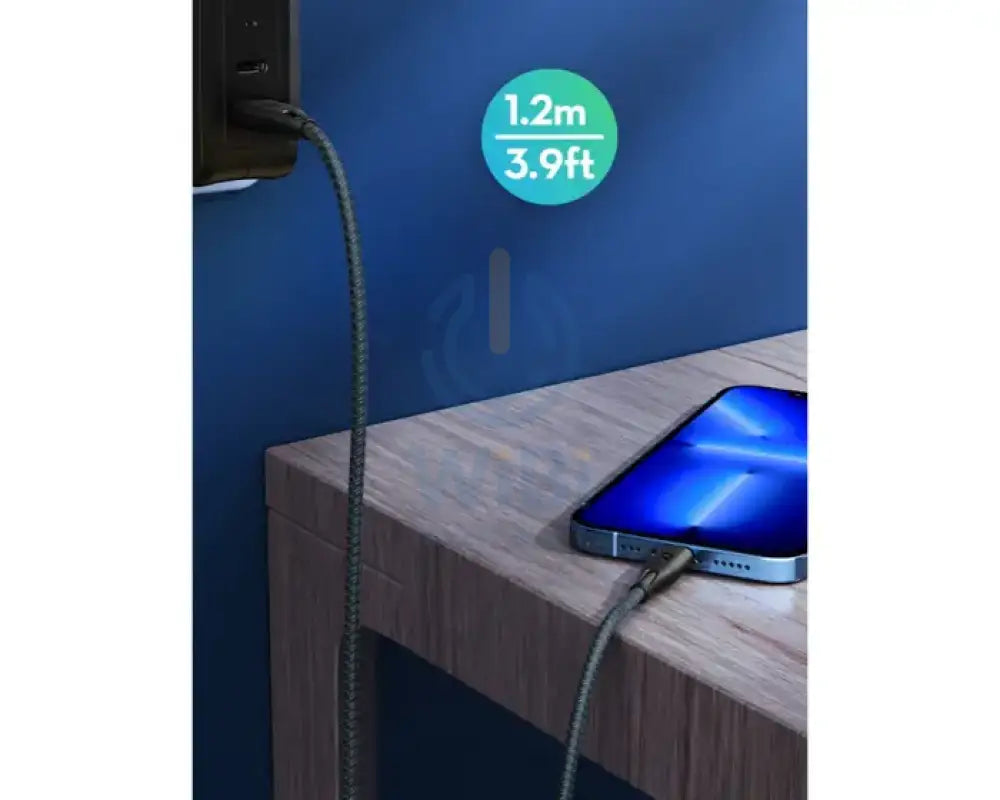 Ravpower USB A To Lightning Charging Cable - 1.2Meter / Nylon Black Accessories > Cables & Converters > Cables