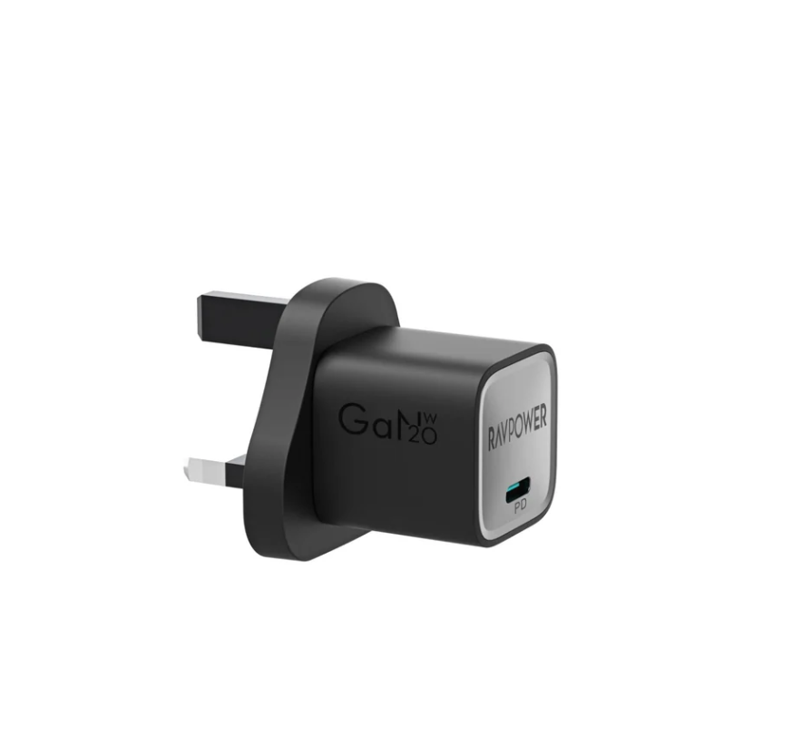 RAVPower RP-PC1057  Wall Charger with Cable - 20W /  USB-C / Black