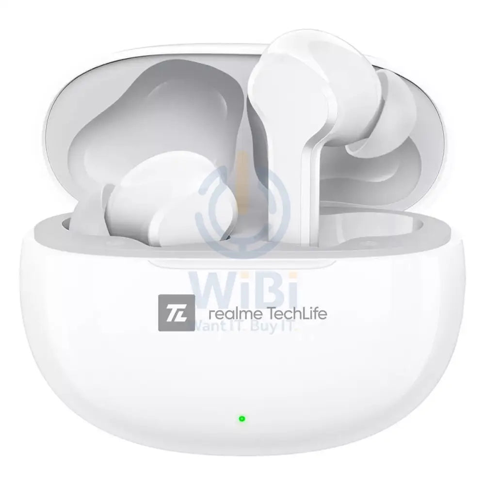 Realme Buds T100 True Wireless Earbuds – White Accessories > Audio > Headphones > Offer Zone