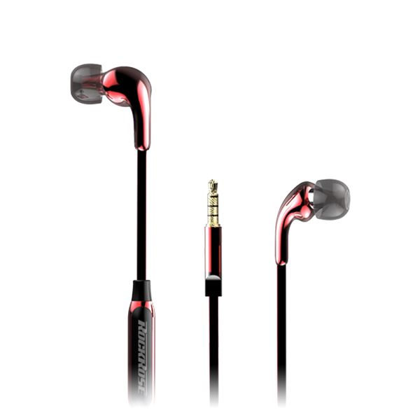Rockrose Solo Pro 3.5mm In-Ear Earphones - Red Accessories > Audio > Headphones