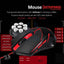 Redragon K552-BB 4 in 1 Mechanical Gaming Combo - 3200 DPI / LED Backlit / Black - KeyBoard Mouse Headset & Mouse Pad