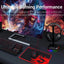 Redragon K552-BB 4 in 1 Mechanical Gaming Combo - 3200 DPI / LED Backlit / Black - KeyBoard Mouse Headset & Mouse Pad