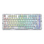 Redragon K649 ELF PRO 3-Mode RGB Mechanical Keyboard - Wired / Wireless / 82 Keys / Transparent - Keyboard Accessories