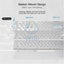 Redragon K649 ELF PRO 3-Mode RGB Mechanical Keyboard - Wired / Wireless / 82 Keys / Transparent - Keyboard Accessories