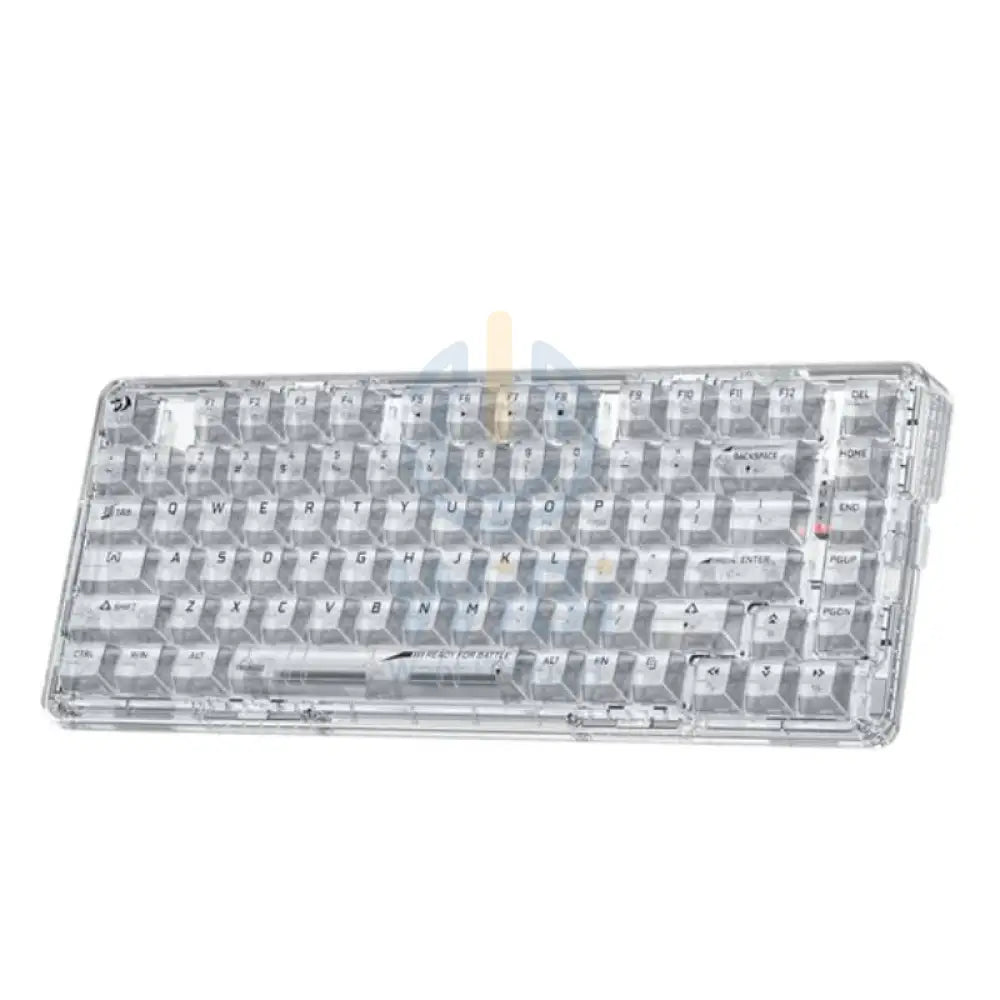 Redragon K649 ELF PRO 3-Mode RGB Mechanical Keyboard - Wired / Wireless / 82 Keys / Transparent - Keyboard Accessories