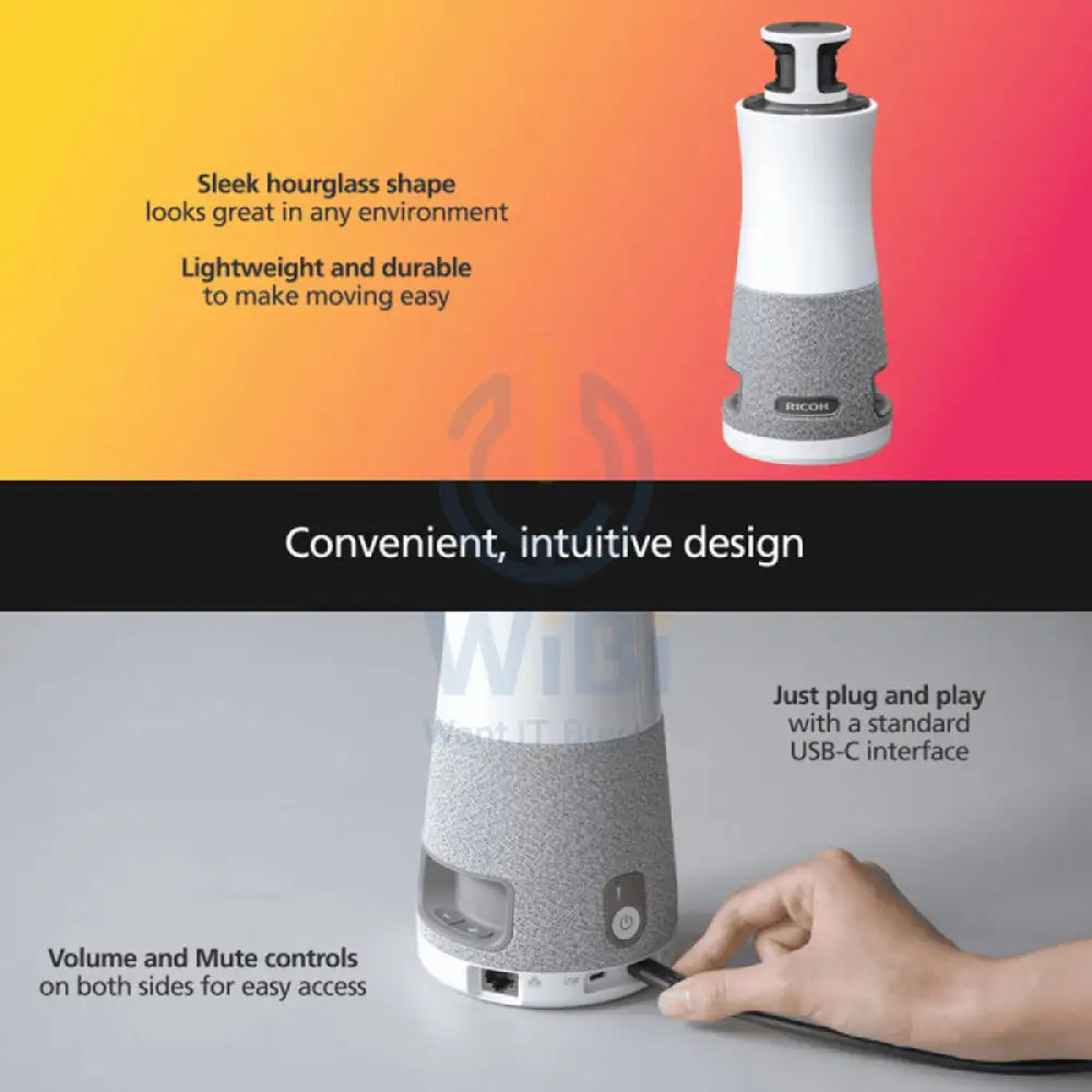 RICOH 360 Meeting Hub Cameras > Conference Camera & Kit