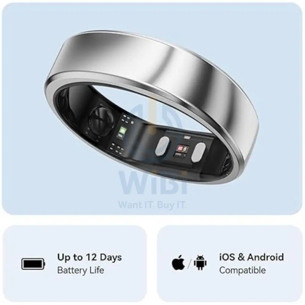 RingConn Smart Ring Gen 2 - Size-14 / Silver Accessories > Smart Devices