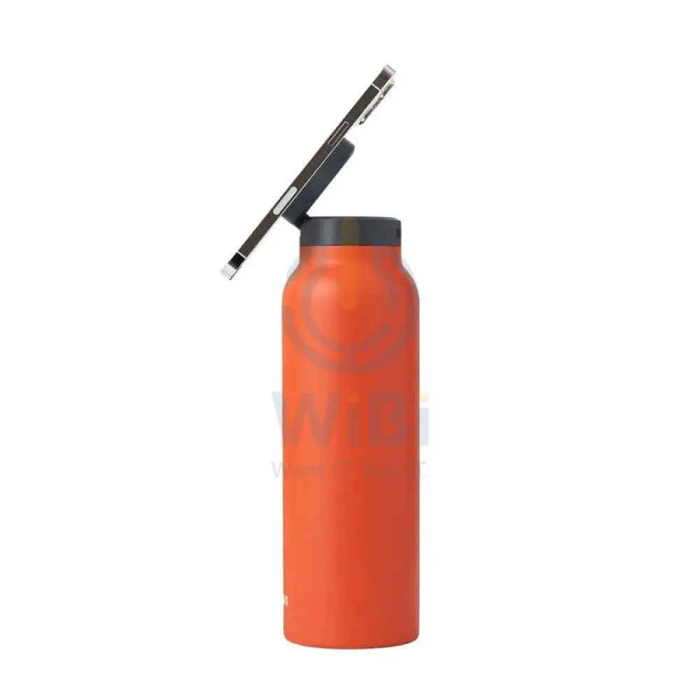 Ringo Insulated Water Bottle With Phone Holder - 950ml / Orange Accessories > Outdoor & Travel