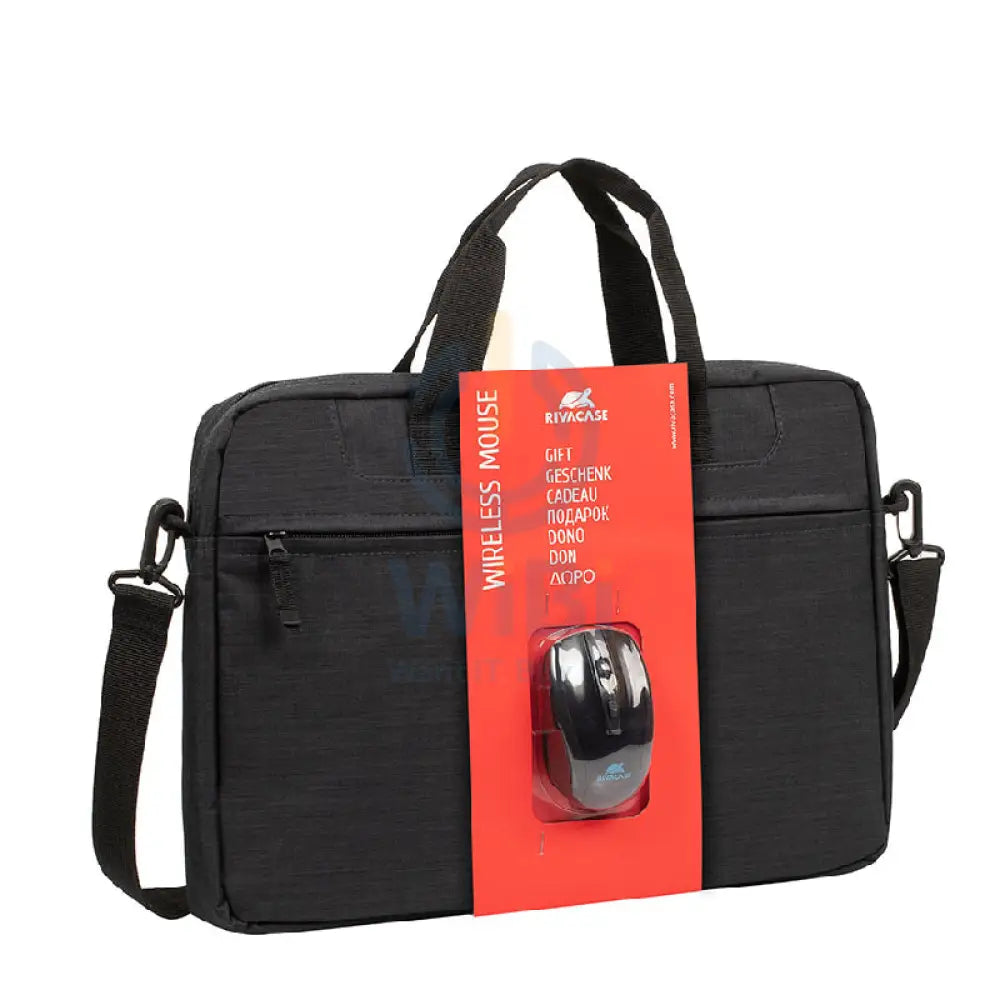 Rivacase 8038 Laptop bag 15.6-inch With Wireless Mouse - Black Accessories > Bag