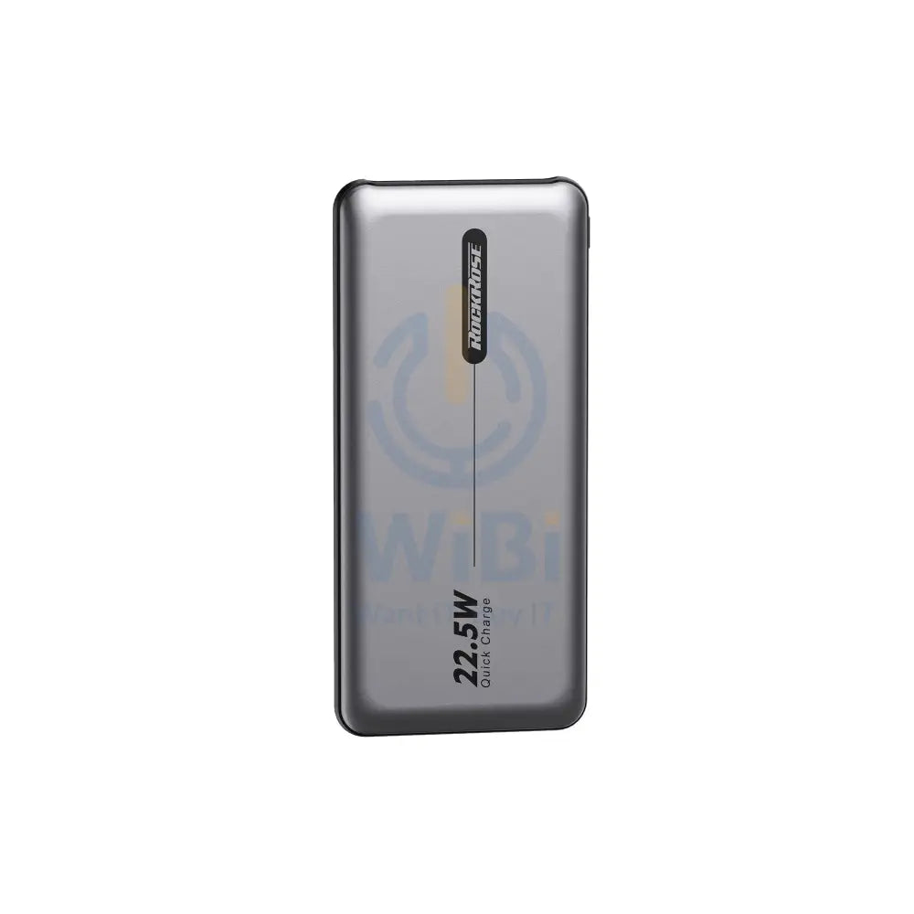 RockRose 10000 mAh 22.5W Max PD & QC 3.0 Quick Charge Power Bank - Grey Accessories > Power Bank