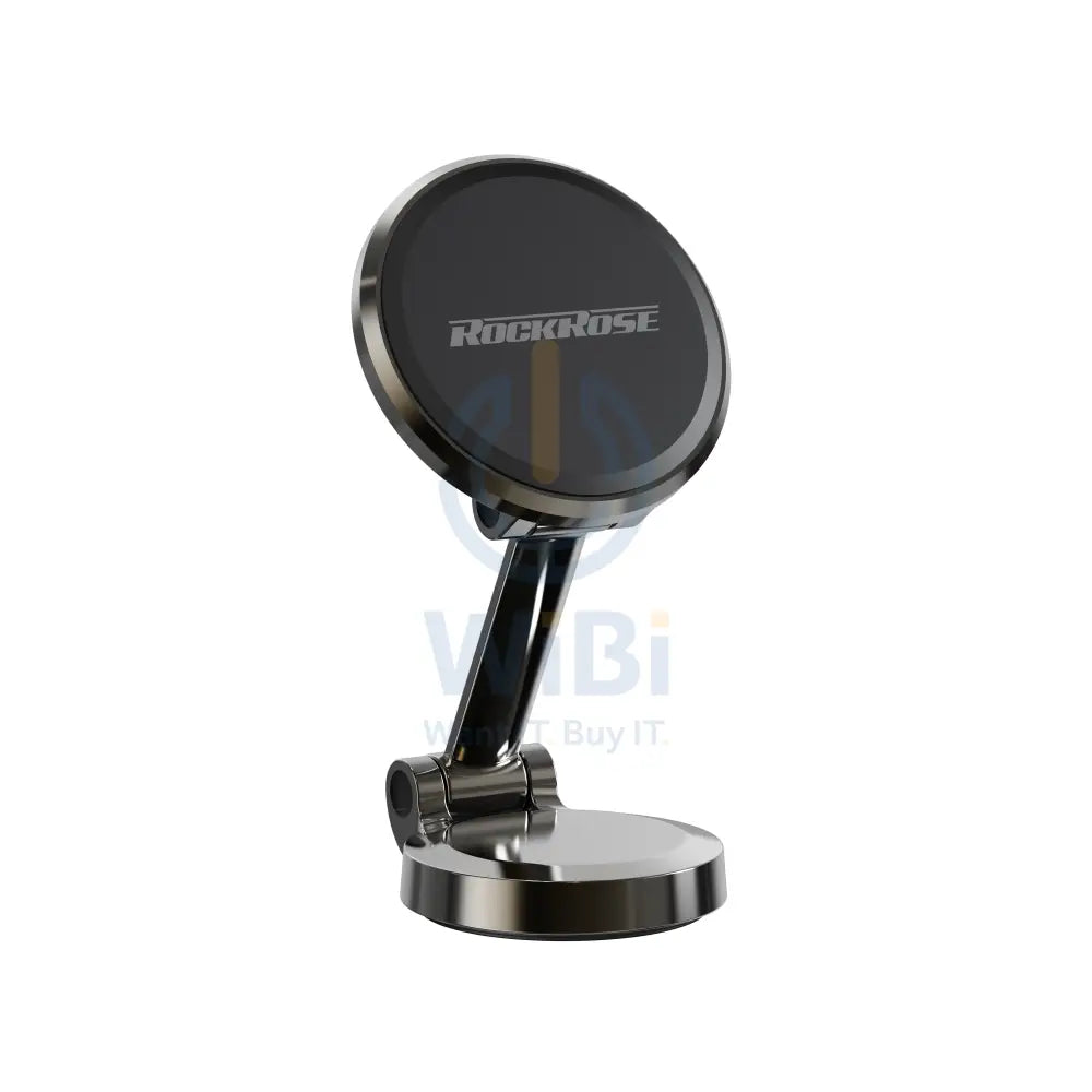Rockrose 360° Rotatable & Foldable Center Console Magnetic Phone Holder - Black Accessories > Head Phones Holder