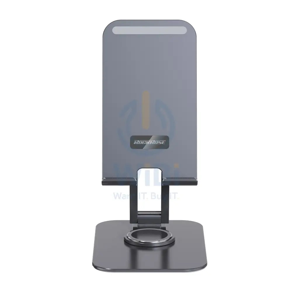 Rockrose 360° Rotatable & Foldable Desktop Phone & Tablet Stand - Grey Accessories > Head Phones Holder