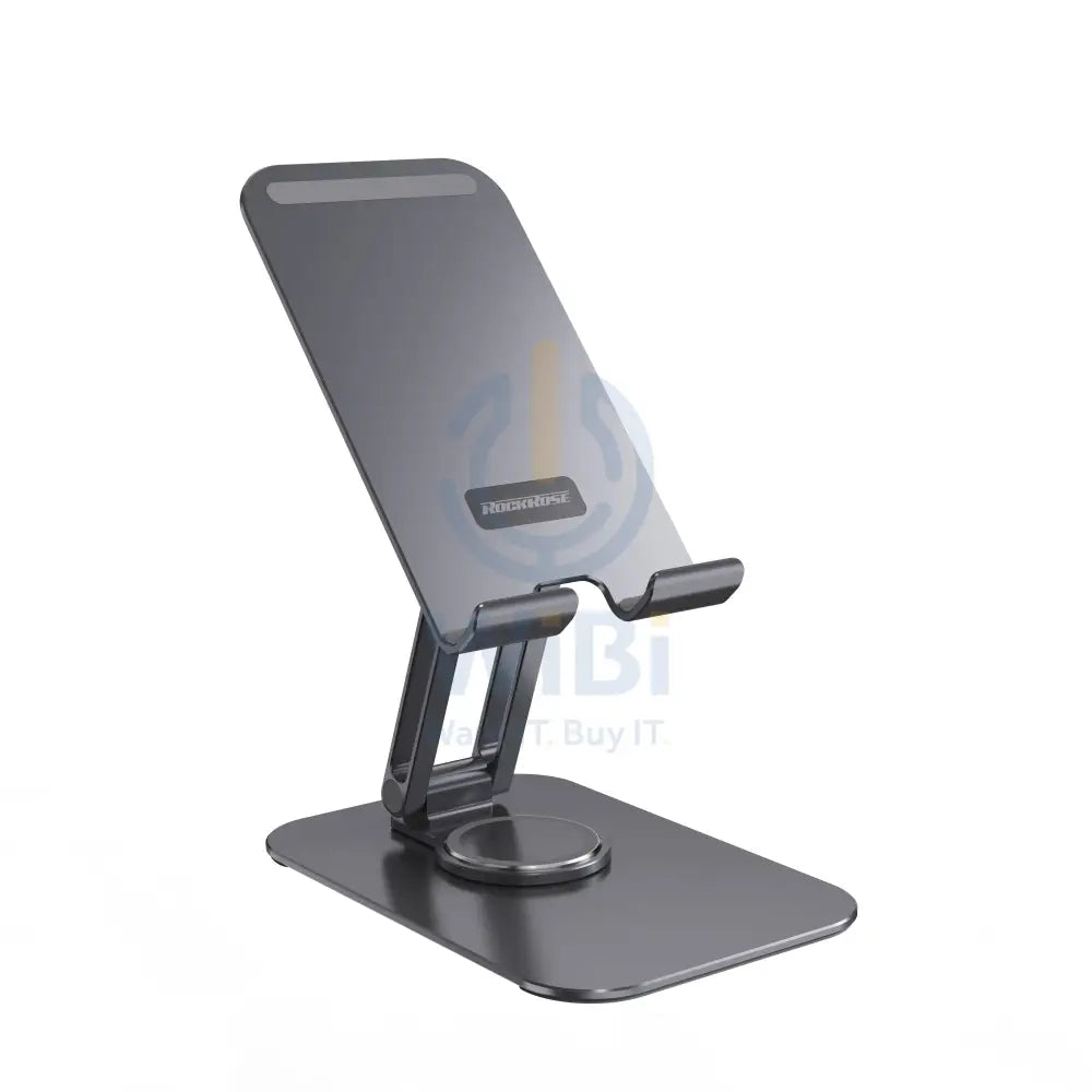 Rockrose 360° Rotatable & Foldable Desktop Phone & Tablet Stand - Grey Accessories > Head Phones Holder