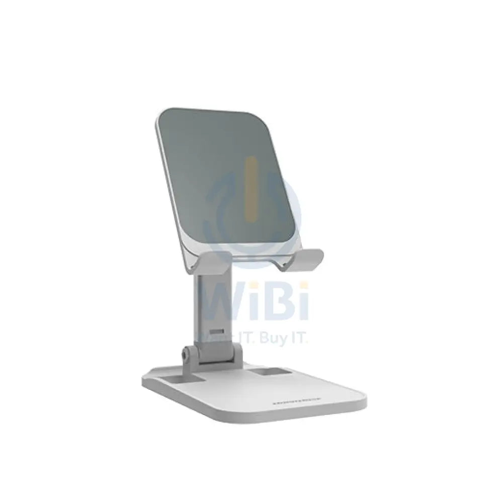 RockRose Foldable Desktop Phone Stand - White Accessories > Mobiles & Tablets > Mobiles > Mobile Holder / Stands