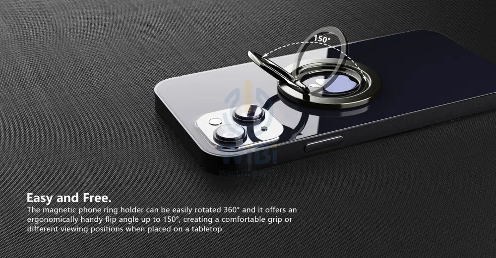 Rockrose Magnetic Phone Ring Holder - Black Accessories > Mobiles & Tablets > Mobiles