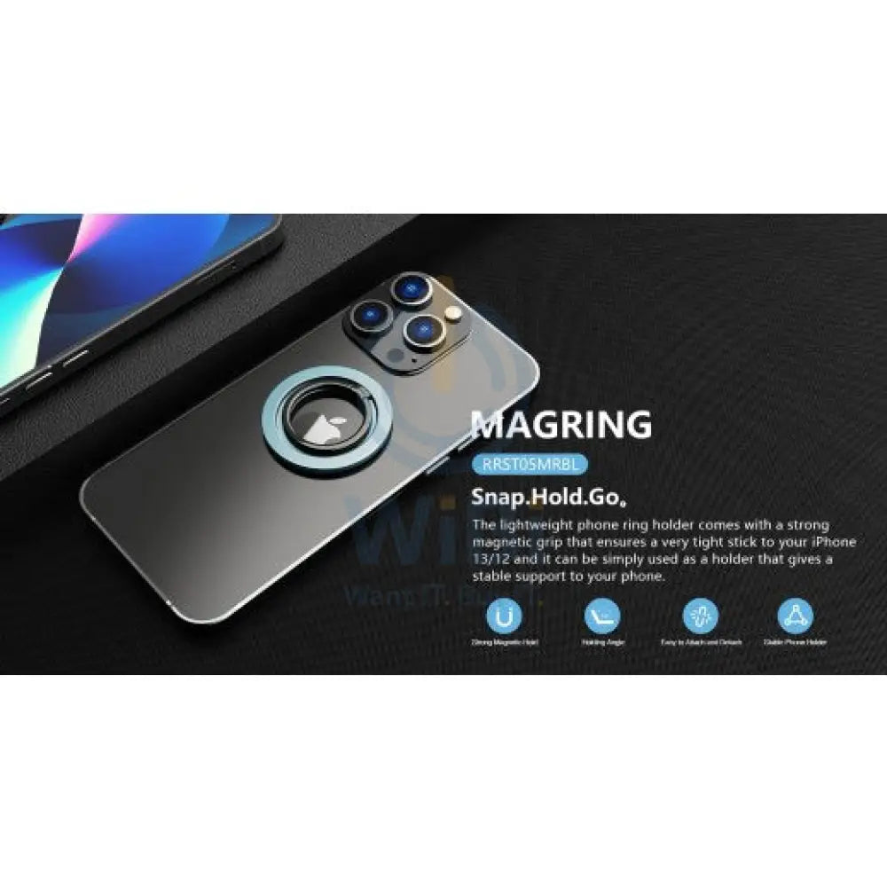 Rockrose Magnetic Phone Ring Holder - Sierra Blue Accessories > Mobiles & Tablets > Mobiles