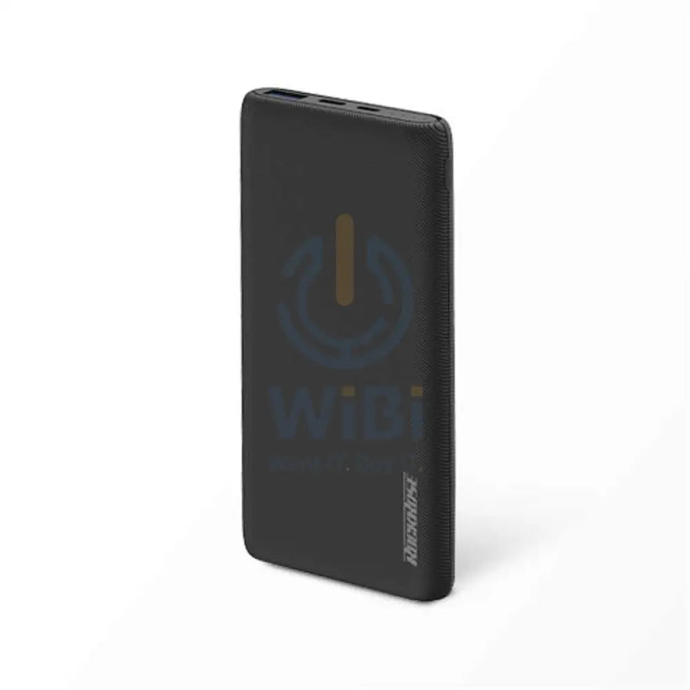 RockRose Oasis 10 Pro Power Bank- 10,000mAh / Quick Charging 3.0 / Black Accessories > Power Adapters