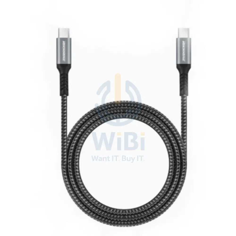RockRose Powerline Type-C Cable - 3A / 60W / 2 Meter / Black Accessories > Cables & Converters > Cables