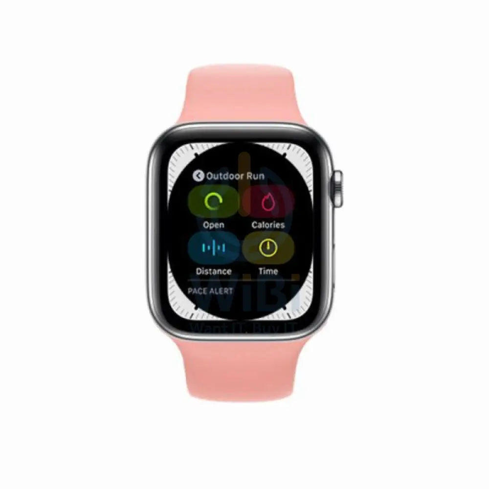 Rockrose Rough Jade Silicone Apple Watch Band - Pink Accessories > Smart Watches