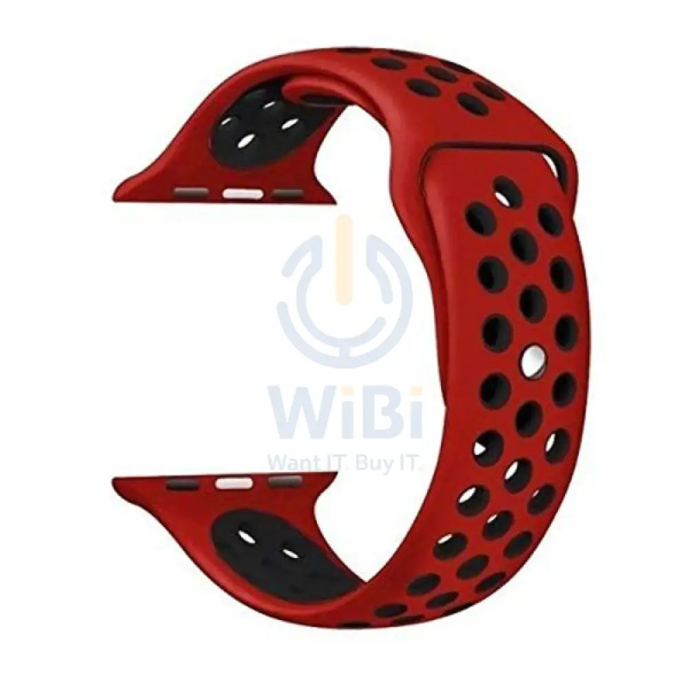 Rockrose Starry Night Apple Watch Band (42/44mm) - Black/Red Accessories > Smart Watches