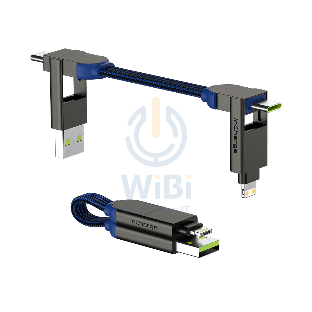Rolling Square inCharge X - Blue Accessories > Cables & Converters > Cables