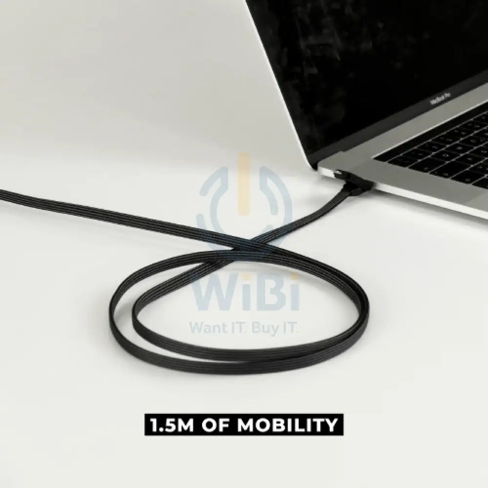 Rolling Square inCharge X Max - 1.5 Meter / Black Accessories > Cables & Converters > Cables
