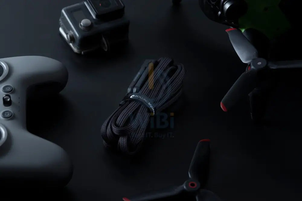Rolling Square inCharge XL 2m - Black Accessories > Cables & Converters > Cables