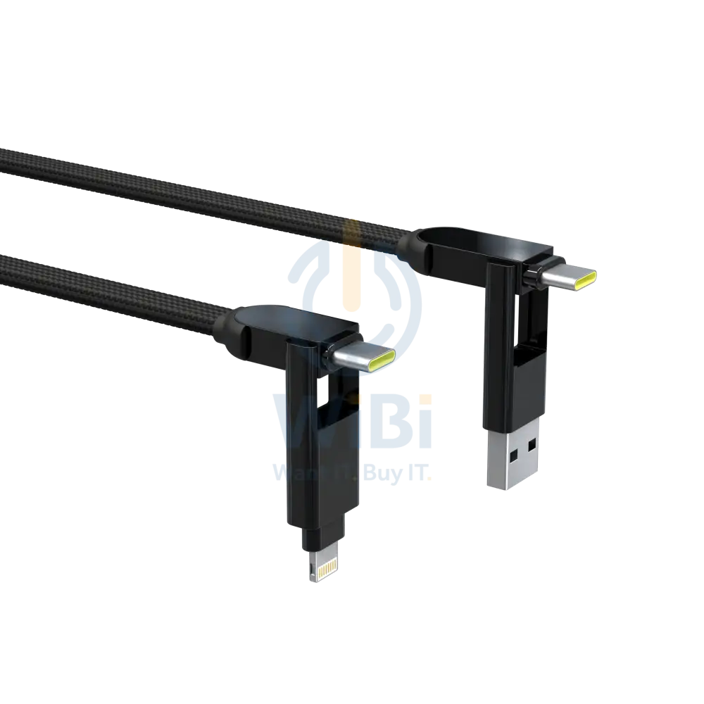 Rolling Square inCharge XL 3m - Black Accessories > Cables & Converters > Cables