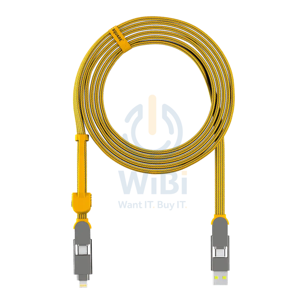 Rolling Square inCharge XL 3m - Yellow Accessories > Cables & Converters > Cables