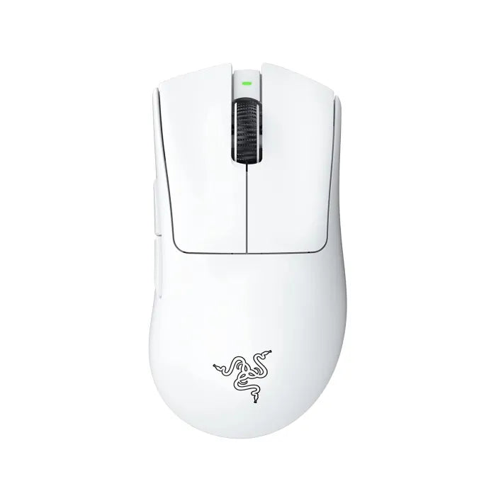Razer DeathAdder V3 Pro Ultra-Lightweight Wireless/Wired Ergonomic Esports Mouse -White