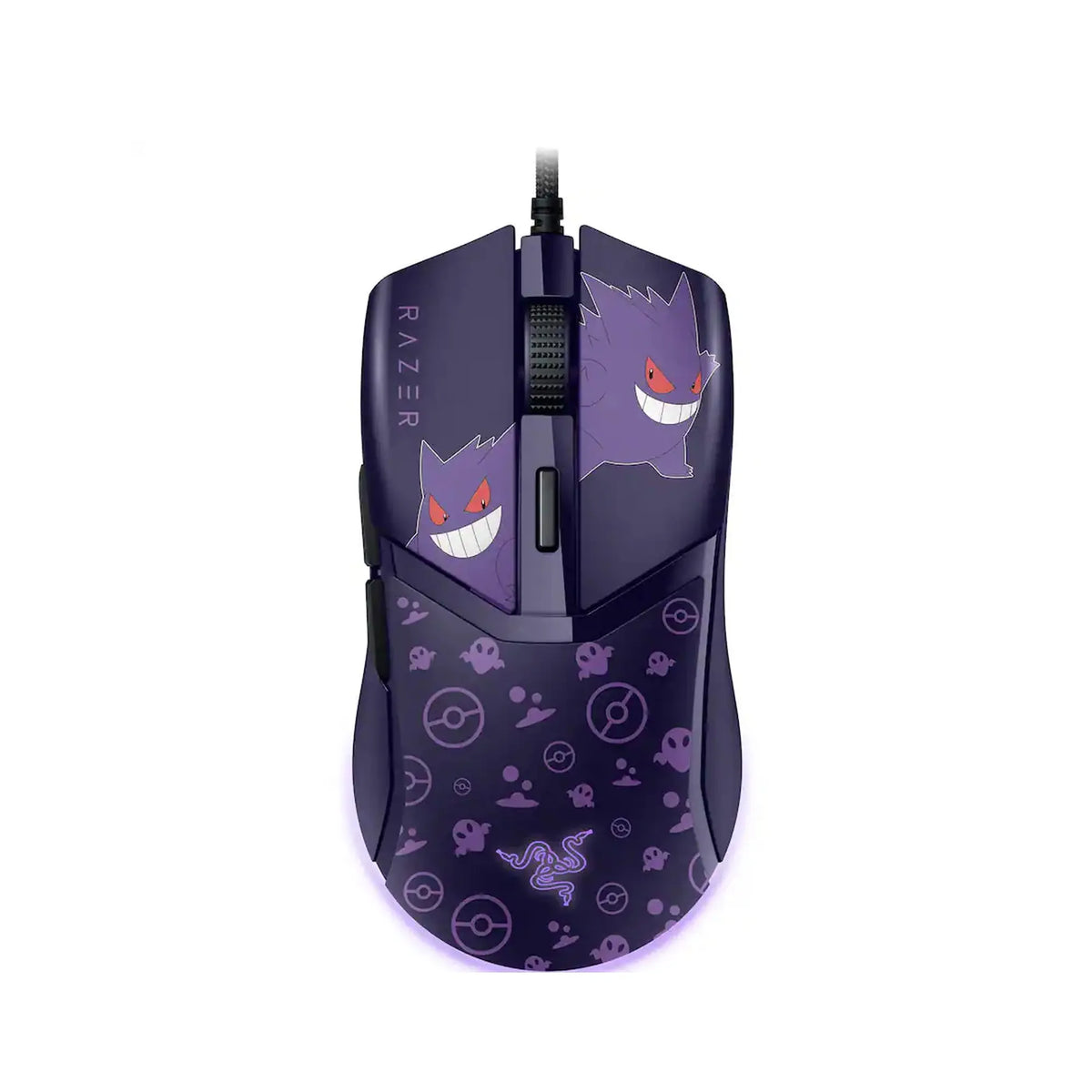 Razer Cobra Lightweight Optical Gaming Mouse with Chroma RGB Lighting - Pokémon Gengar Edition