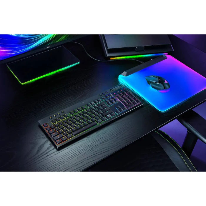 Razer Black Widow V4 Low-profile HyperSpeed (Green Switch) - US Layout - Gaming Keyboard