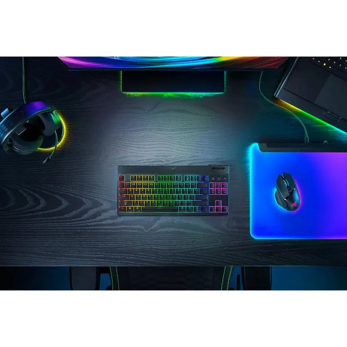 Razer Black Widow V4 Low-profile Tenkeyless HyperSpeed (Green  Switch) - US Layout - Gaming Keyboard