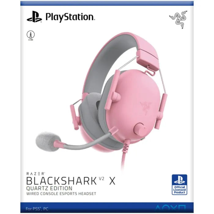 Razer BlackShark V2 X Gaming Headset - Wired / 1.8 Meter / Quartz