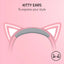 Razer Kraken Kitty V2 USB Wired RGB Gaming Headset With Chroma Kitty Ears - Stream Reactive Lighting / Quartz Pink