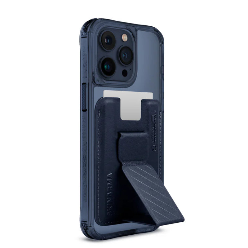 SKINARMA SAIDO Mag-Charge With KADO Card Holder - iPhone 15 Pro Max / Blue Accessories > Mobiles & Tablets > Mobiles >