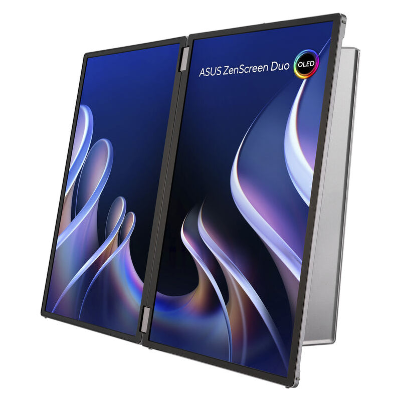ASUS ZenScreen Duo OLED MQ149CD 360° Foldable Portable Monitor - Dual 14" / 1ms / 60Hz / Mini HDMI / USB-C - HDR Monitor