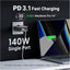 UGREEN Nexode GaN Fast Charger - 140W / USB-C / USB-A