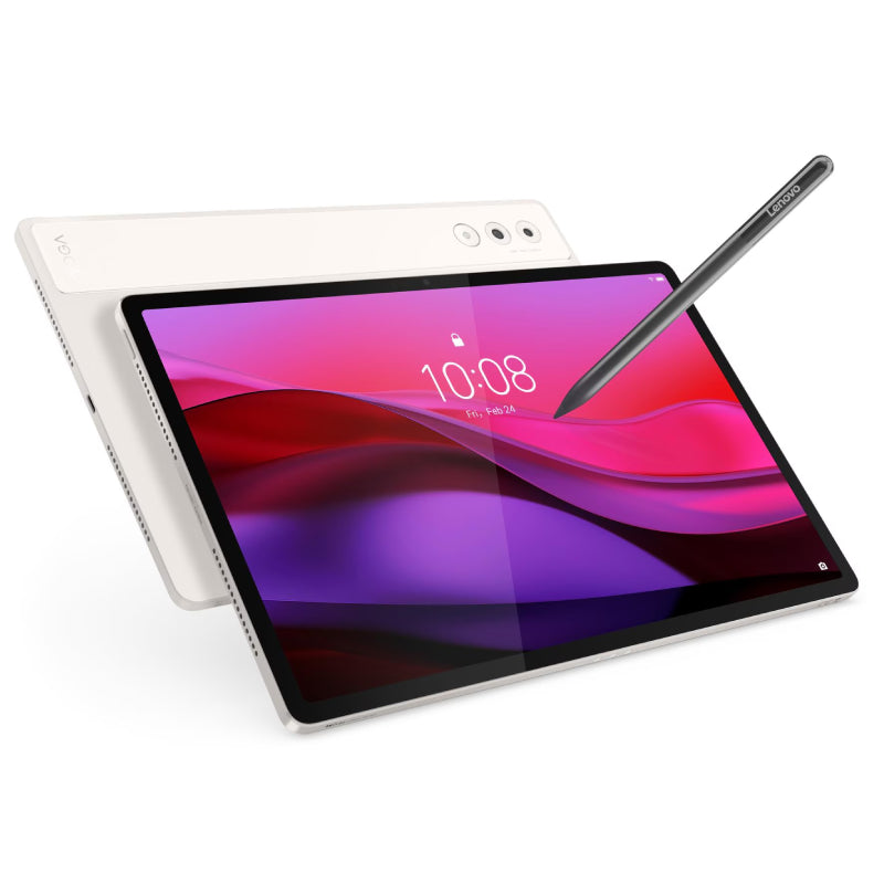 Lenovo Yoga Tab Plus - 12.7" 3K (2944x1840) IPS Touch / Snapdragon 8 Gen 3 / 16GB / 256GB / Qualcomm Adreno 750 GPU / Wi-Fi / Bluetooth / Lenovo Tab Pen Pro / Seashell / 1YW
