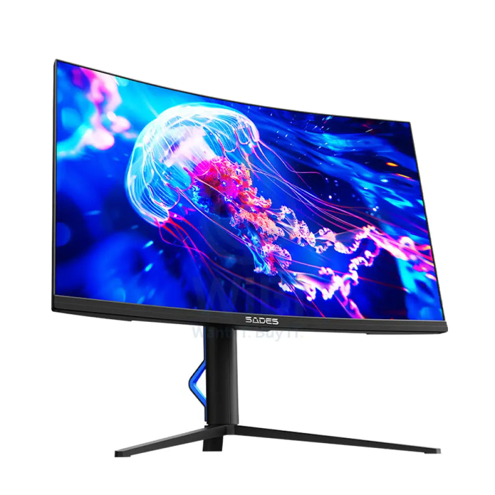 Sades Curved Gaming Monitor BX-Jellyfish - 27’’ FHD / 1080P / 280 Hz / DisplayPort / HDMI - Black Monitors & Projectors