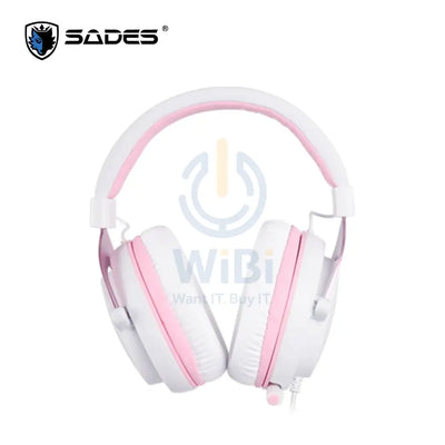 SADES GAMING HEADSET MPOWER PINK SA-723 Accessories > Audio > Headphones > Gaming Zone