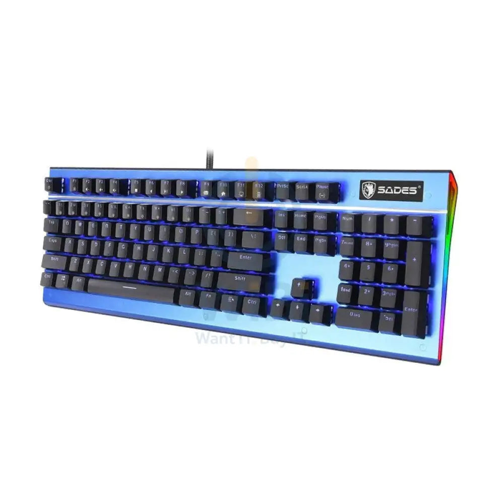 SADES Keyboard Sickle Mechanical Gaming K13 - Blue Accessories > Keyboard & Mouse > Gaming Zone