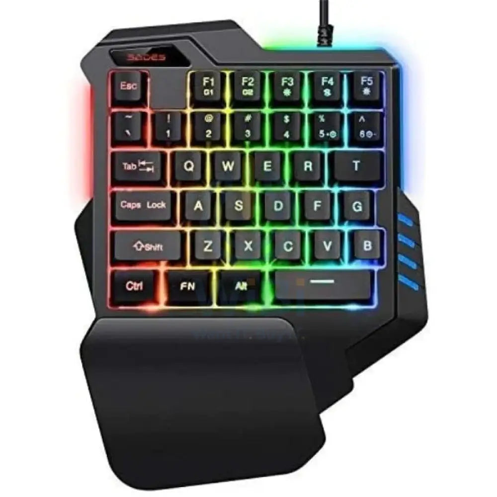 SADES RGB One Handed Gaming Keyboard TS-36 Accessories > Keyboard & Mouse > Gaming Zone