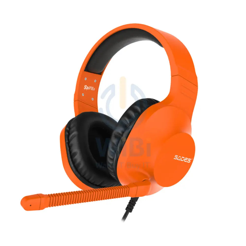 SADES SA-721 Spirits Gaming Headset - Over-Ear / Wired / Orange Accessories > Audio > Headphones > Gaming Zone
