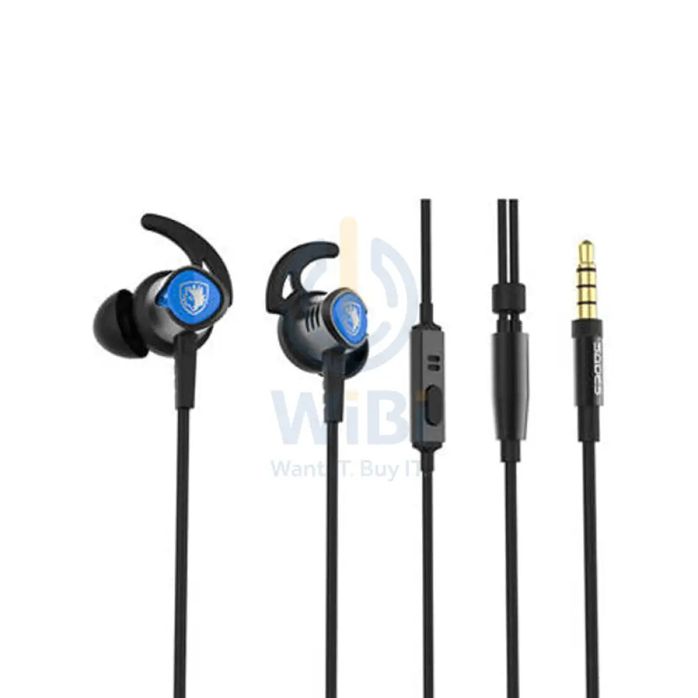 Sades Wings20 Gaming Earphone(SA-606) black Accessories > Audio > Headphones