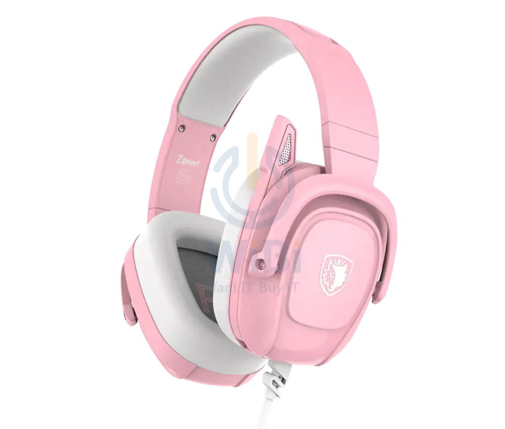 Sades Z Power Gaming Headset(SA-732) PINK Accessories > Audio > Headphones > Gaming Zone