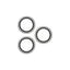 PanzerGlass Camera Lens Protector - for iPhone 16 Pro / iPhone 16 Pro Max / Glitter Silver