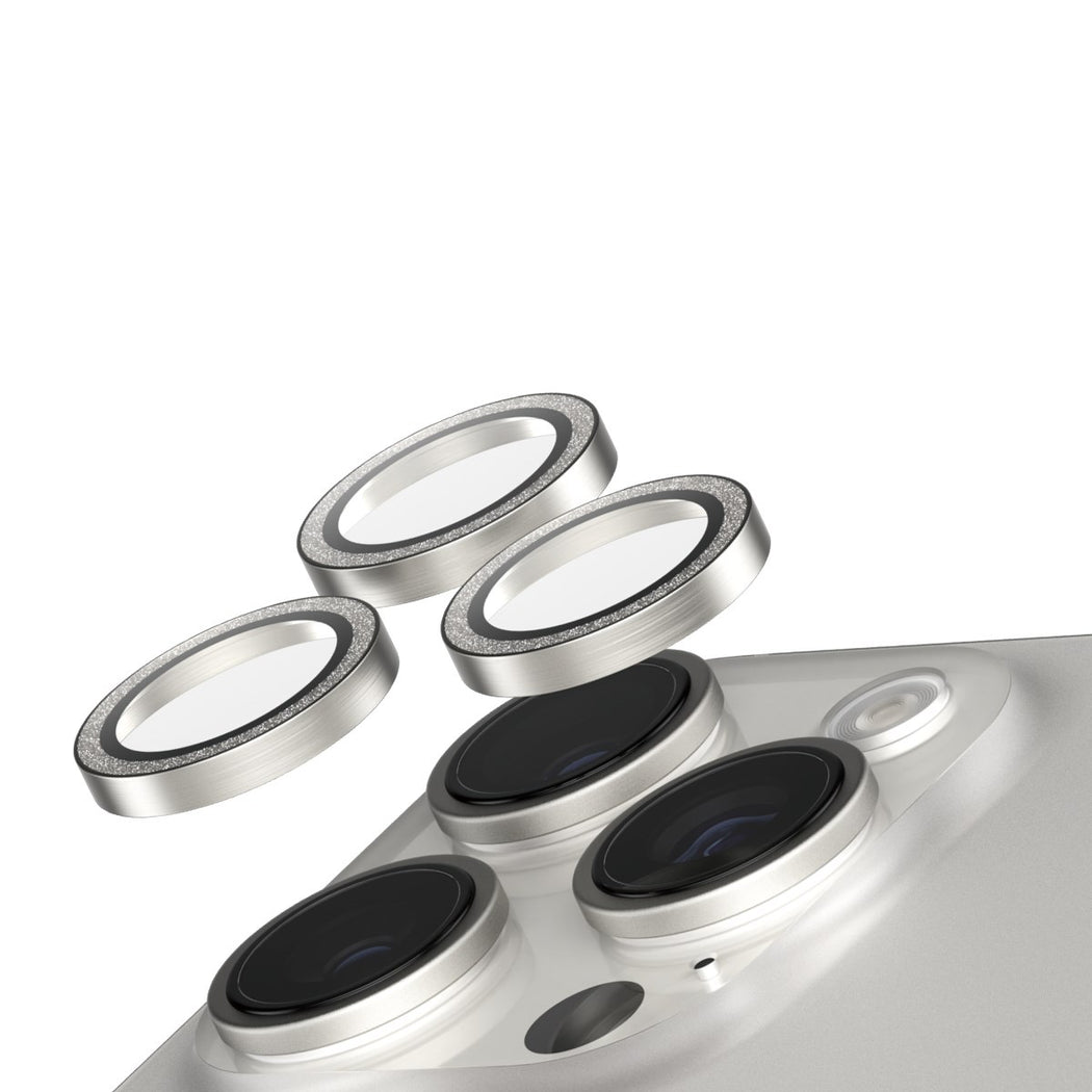 PanzerGlass Camera Lens Protector - for iPhone 16 Pro / iPhone 16 Pro Max / Glitter Silver